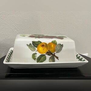 Botanical Design Butter Dish